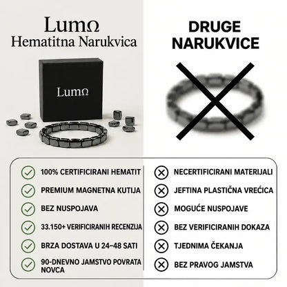 Lumo® narukvica od hematita